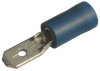 Kolík plochý poloizolovaný, průřez 1,5-2,5mm2 / 4,8x0,5mm PVC (BF-M405)