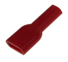 Kryt objímky jednopólový 2,8mm PVC rudá, teplotní stálost od -25°C do +75°C (IN2,8R)