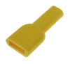 Kryt objímky jednopólový 4,8mm PVC žlutá, teplotní stálost od -25°C do +75°C (IN4,8Ž)