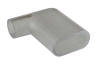 Kryt objímky úhlový jednopólový 6,3mm PVC transparentní, pro objímky typ B -25°C až +75°C (po 500ks)