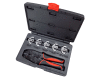 Kufřík s lisovacími kleštěmi LK5 a sadou 5-ti zásuvných lisovacích čelistí na základní koncovky