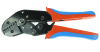 Lisovací kleště na dvojité dutinky s izolací pro průřezy 2x0,5 až 2x6mm2, zahnuté (LDDF0,5-6)