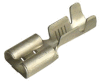 Mosazná objímka cínovaná, průřez 4-6mm2 / 6,3x0,8mm (PK6-F608-V)