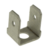 Nýtovací plochý kolík mosazný dvojitý cínovaný, rozměr 6,3x0,8mm / M3 / 90°