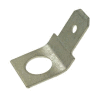 Nýtovací plochý kolík mosazný cínovaný, rozměr 4,8x0,5mm / M3,5 / 45°