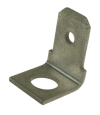 Nýtovací plochý kolík mosazný cínovaný, rozměr 6,3x0,8mm / M4 / 90° (průmyslové balení)