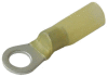 Oko lisovací se smršťovací bužírkou, průřez 4-6mm2 / M4 / 8mm