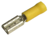 Objímka plochá poloizolovaná, průřez 0,1-0,5mm2 / 2,8x0,8mm PVC (VF-F308P)