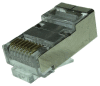 Konektor RJ45 (8p8c) FTP/STP stíněný neskládaný pro datový kabel typ lanko, CAT.5e