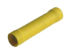 Lisovací spojka CU izolovaná sériová, průřez 25mm2, délka 51mm, izolace PVC žlutá