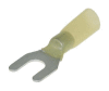 Vidlice lisovací Cu se smrštovací bužírkou, průřez 4-6mm2 / M8 / 14mm