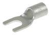 Vidlice neizolovaná Cu, průřez 4-6mm2 / M3,5 / šíře 6,4mm