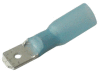 Kolík plochý se smrštovací bužírkou, průřez 1,5-2,5mm2 / 4,8x0,5mm