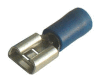 Objímka plochá poloizolovaná, průřez 1,5-2,5mm2 / 6,3x0,8mm PVC (BF-F608)