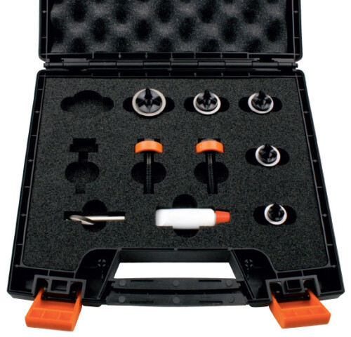 Detail 01750 ALFRA TriCut sada prostřihovacích čelistí do plechu rozměry Pg9-Pg21 + 30,5mm s příslušenstvím