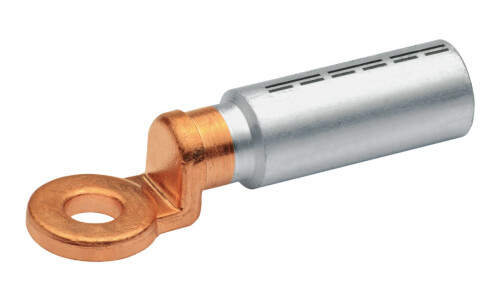 Oko lisovací Al-Cu hliníkové s měděným příložníkem, průřez 95mm2 / M10 (368R10 / 95x10 ALU-KU-M)