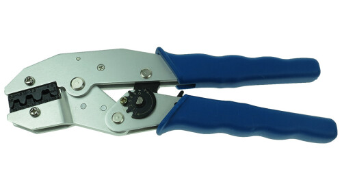 Lisovací kleště na konektory bez izolace pro průřezy 0,5-6mm2, lehké hliníkové, délka 230mm/300g