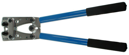 Lisovací kleště s otočnými čelistmi na oka Cu DIN 16-95mm2 a AL 10-70mm2, profi K08D