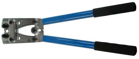 Lisovací kleště s otočnými čelistmi na oka Cu DIN 6-50mm2 a AL 10-35mm2, profi K05D