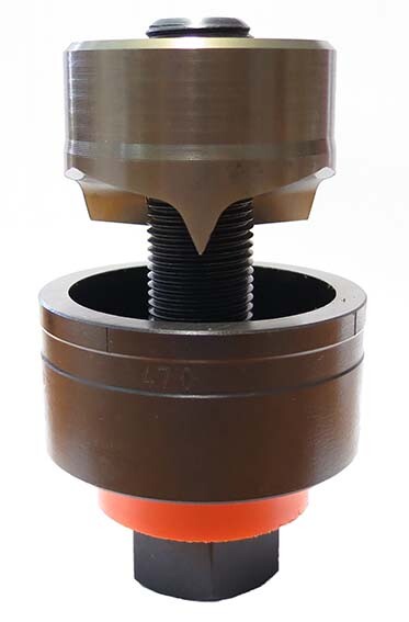 01469 ALFRA TriCut+ prostřihovací čelisti Pg16 do nerezu max.2mm (M + R + šroub s ložiskem 11,1x60)