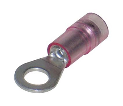 Oko izolované, průřez 0,5-1,5mm2 / M10 / šíře 18mm, izolace PA, dle normy UL, double crimp